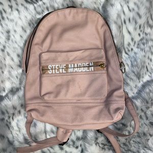 light pink Steve Madden backpack
